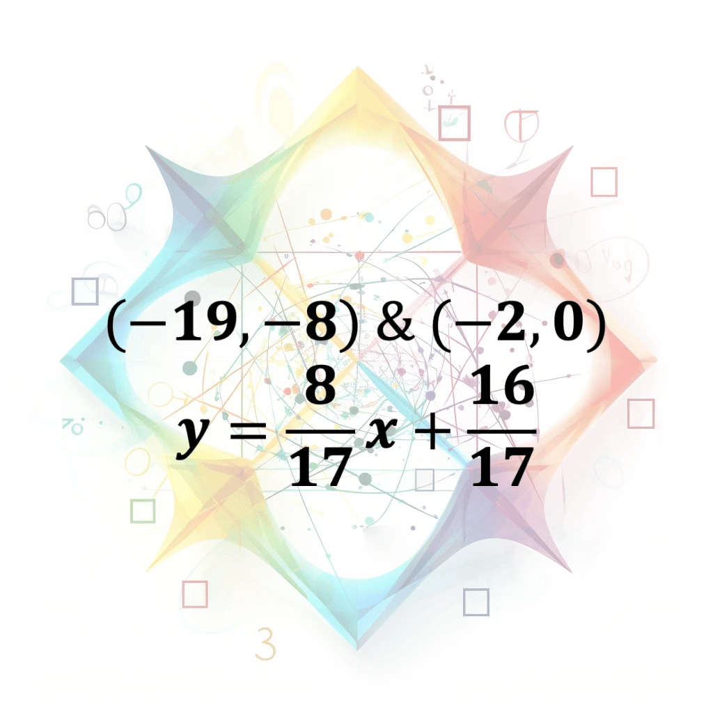 Line Equation From 2 Points